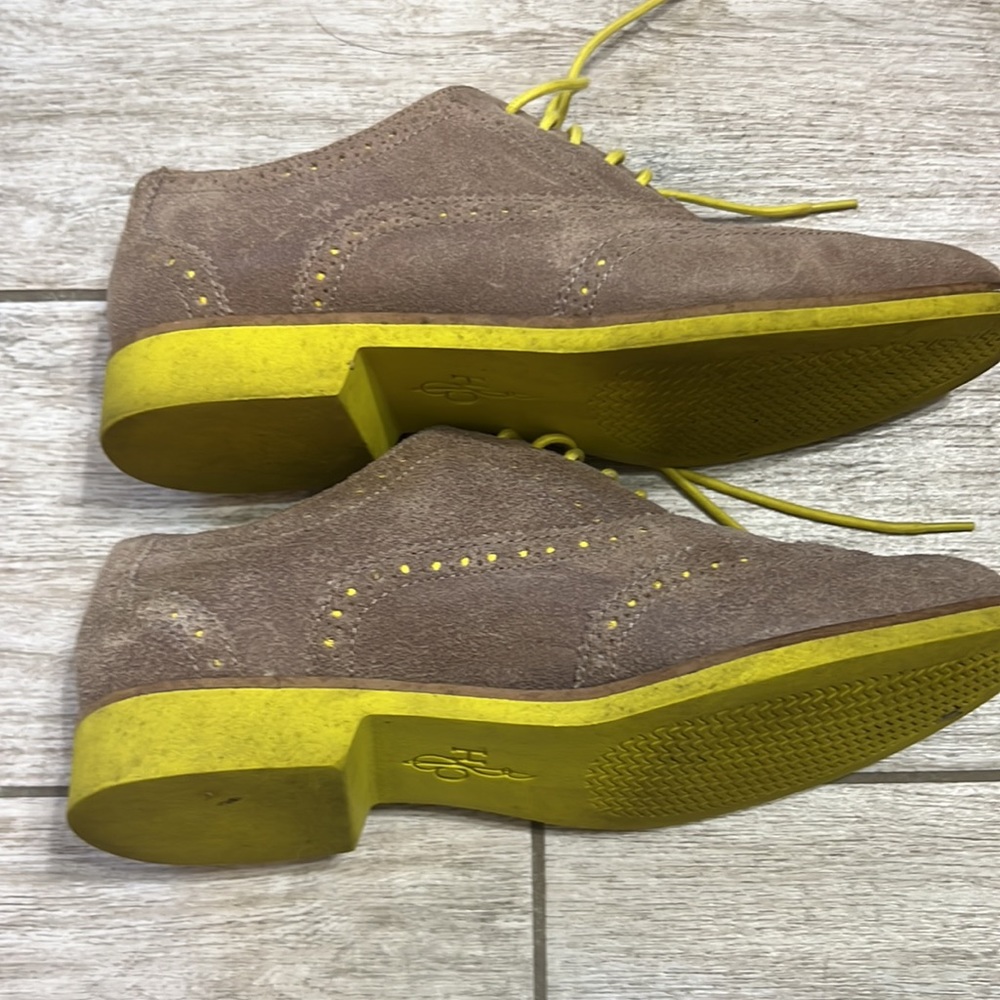 Cole Haan Tan & Yellow Oxford Shoes-6.5B - Picture 2 of 9